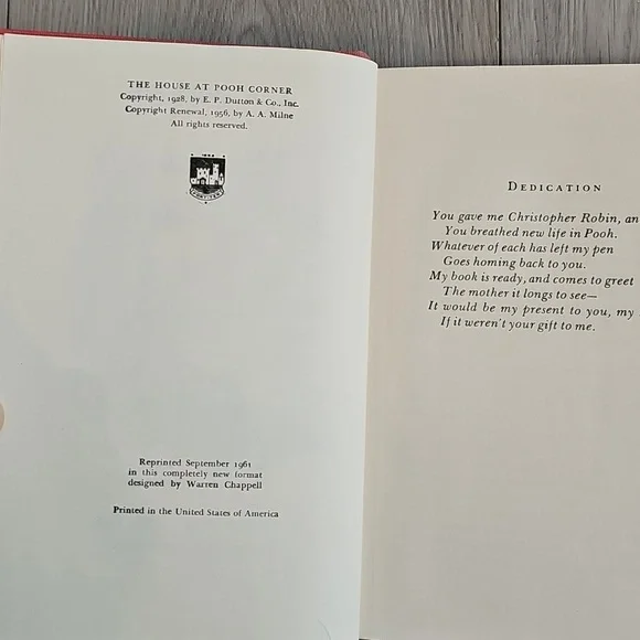 Vintage 60s Winnie The Pooh & The House At Pooh‎ Corner Hardcover Books - Picture 8 of 16